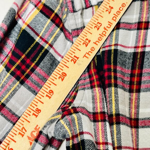 Chaps Flannel Shirt Men's Large Red Plaid Button Down Long Sleeve Performance - Picture 8 of 14